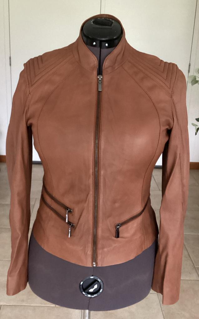 Leren ARMA jas camel - maat 40 (NL), Ophalen of Verzenden, Gedragen, Maat 38/40 (M), Bruin