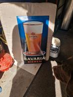 Bavaria emaille bord, Verzamelen, Biermerken, Ophalen of Verzenden, Zo goed als nieuw, Reclamebord, Plaat of Schild, Bavaria