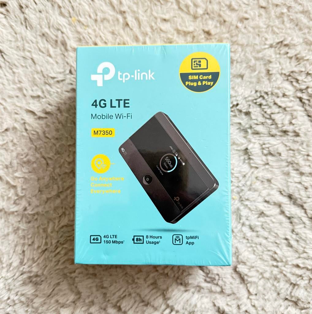 TP-Link 4G LTE Mobiele Wi-Fi M7350 ONGEOPEND t.w.v. €64,95, Computers en Software, Routers en Modems, Ophalen, Nieuw, Router
