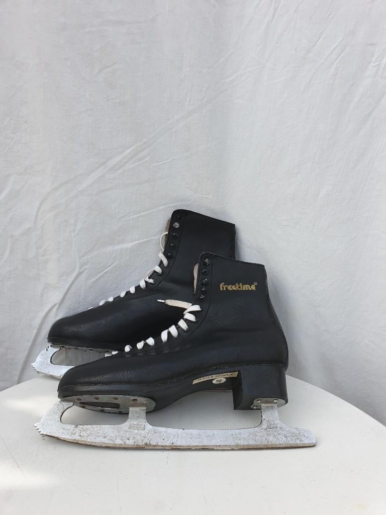 Nette zwarte leren schaatsen. Mt 46, Overige merken, ., Ophalen of Verzenden, Zo goed als nieuw