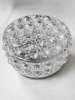 Prachtige vintage plafonnière met een bubbel glazen kap, Ophalen of Verzenden, Zo goed als nieuw, Glas