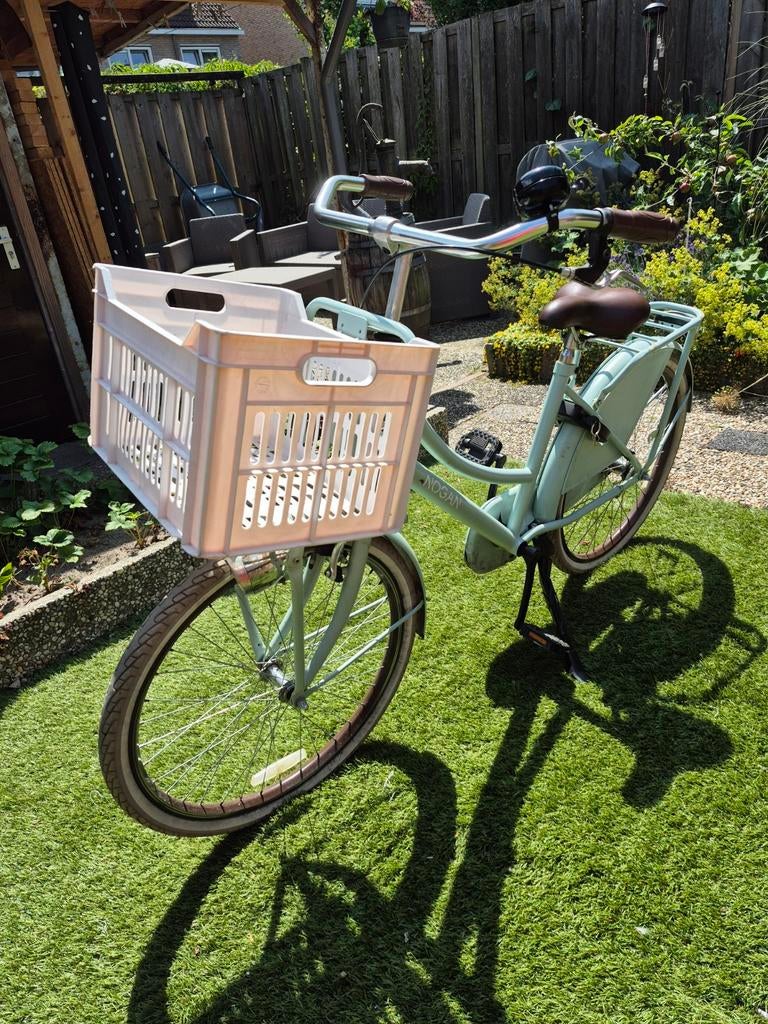 Fiets 24 inch met krat, Minder dan 47 cm, Ophalen, Gebruikt