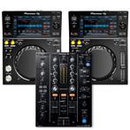 Pioneer XDJ 700 Set en DJM 450 Mixer,Pro speakers van V-line, Ophalen, Zo goed als nieuw, Dj-set, Pioneer