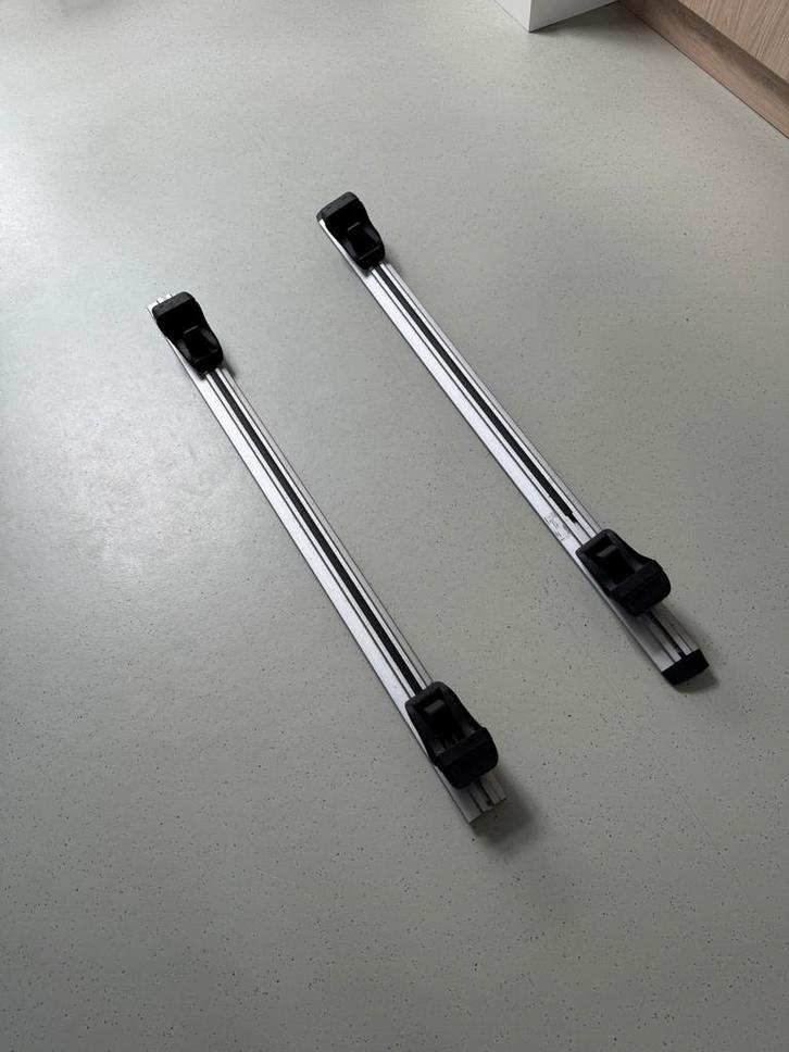 Hapro Aero 125 alu dakdragers –voor open dakrails, Auto diversen, Dakdragers, Gebruikt, Ophalen