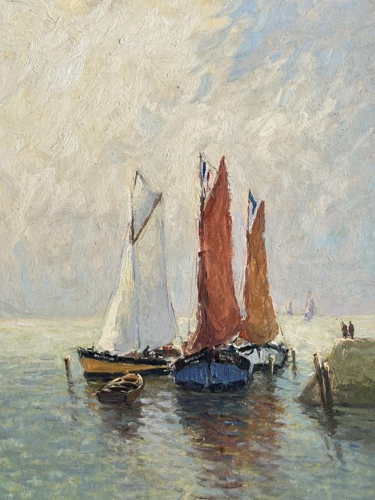 Niek van der Plas, zeilboten voor de wal, Ophalen