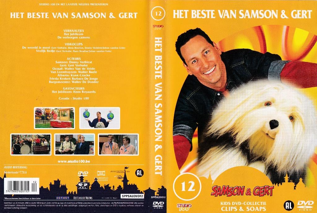 Samson en Gert - Het beste van 12 dvd, Gebruikt, Alle leeftijden, Ophalen of Verzenden, Komedie