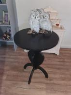 Bijzet tafeltje, Huis en Inrichting, Tafels | Bijzettafels, Minder dan 55 cm, Rond, Zo goed als nieuw, Ophalen