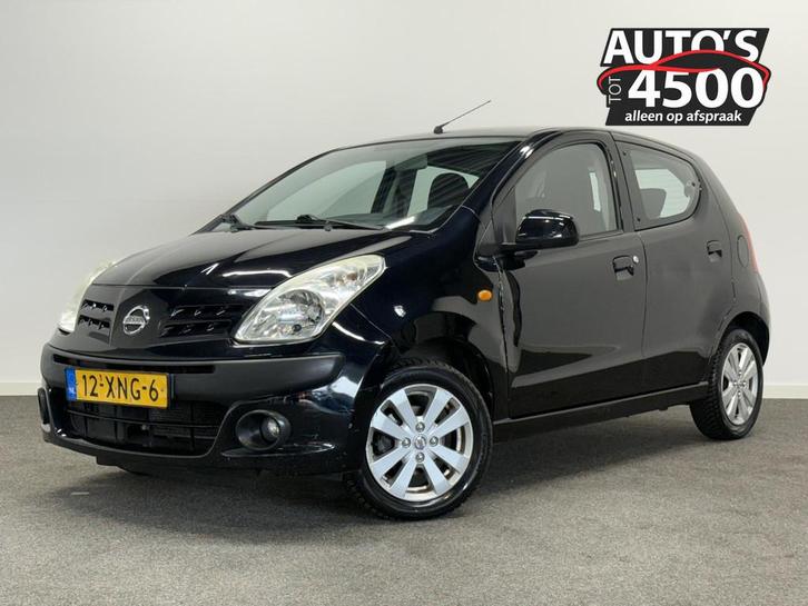 Nissan Pixo 1.0 Look 5Drs airco! 4 nieuwe banden!, Auto's, Nissan, Bedrijf, Te koop, Pixo, ABS, Airbags, Airconditioning, Alarm