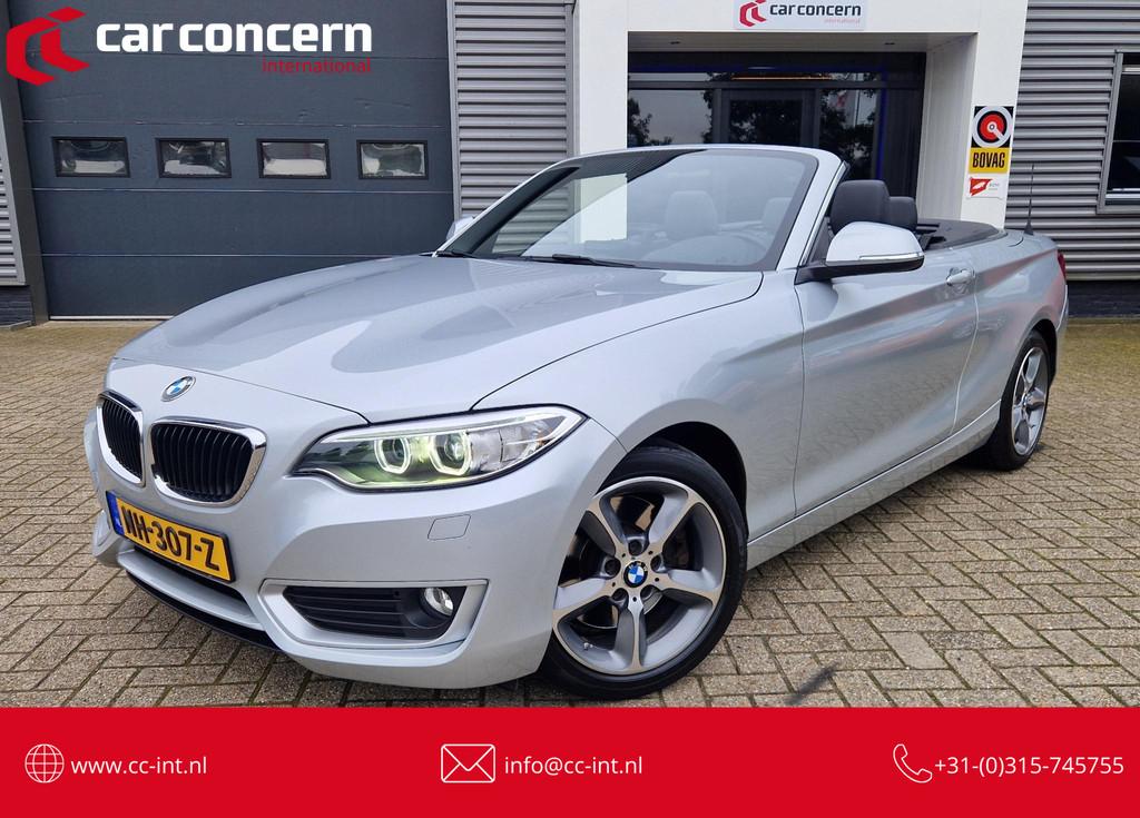 BMW 2-serie Cabrio 228i Luxury Leder | Led | Navi | Stoelvw., Auto's, Automaat, Gebruikt, Euro 6, 4 cilinders