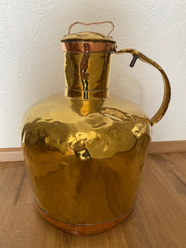 Antieke koperen melkkan, Antiek en Kunst, Antiek | Koper en Brons, Ophalen