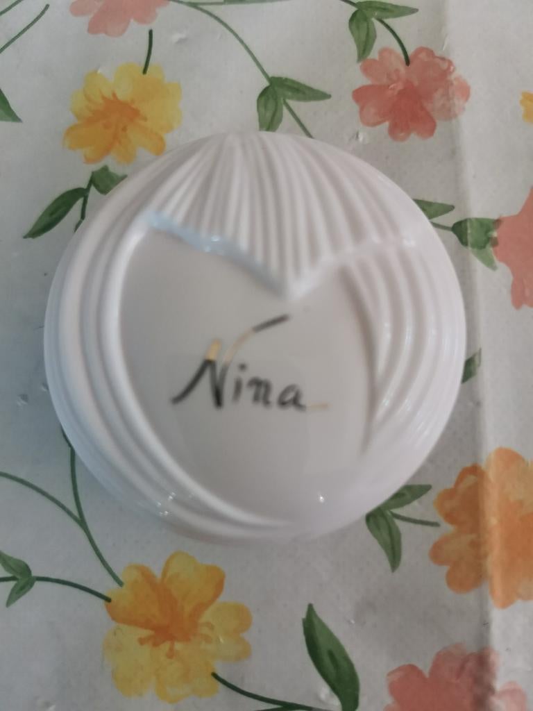 Vintage Nina Ricci Zeepdoosje met Zeep, Ophalen of Verzenden