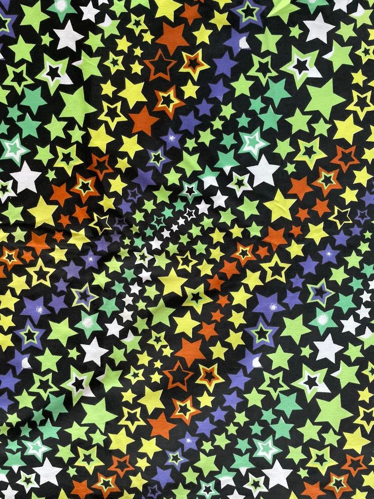 Ruim 1m sterren tricot, Hobby en Vrije tijd, Stoffen en Lappen, Gebruikt, Overige kleuren, 120 cm of meer, Ophalen of Verzenden