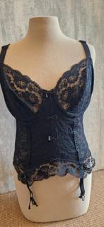 Zwart kanten torselet 80D, Bonprix, Ophalen of Verzenden, Zwart, Body of Korset