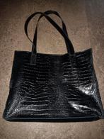 Handtas (Leer), Ophalen of Verzenden, Zo goed als nieuw, Zwart, Handtas
