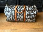 Louis Vuitton Graffiti Keepall 50 Reistas, Ophalen of Verzenden, Gebruikt, Bruin, 40 tot 60 cm