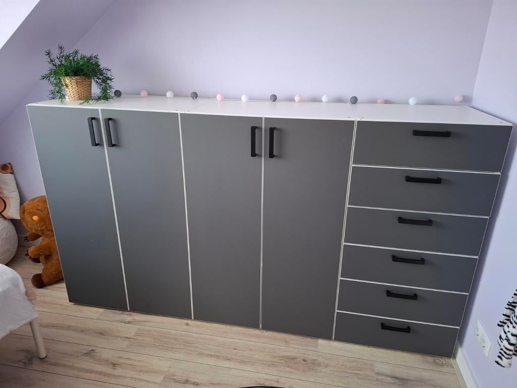 Ikea Platsa Kledingkast - Nette Staat, 220 cm breed, Ophalen, Met deur(en), 100 tot 150 cm, Zo goed als nieuw