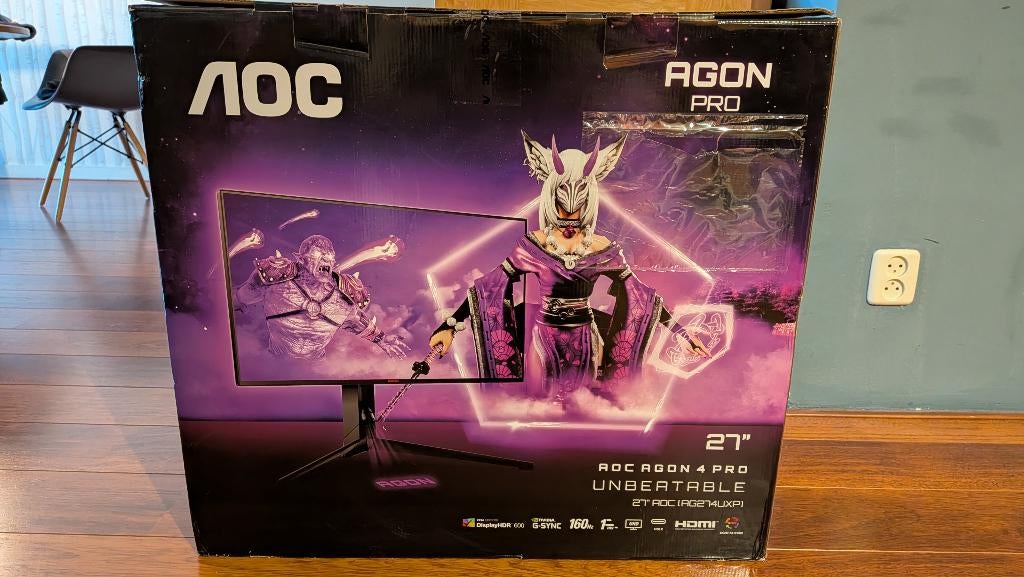 AOC AGON PRO AG274UXP, In hoogte verstelbaar, 101 t/m 150 Hz, AOC Gaming, VA