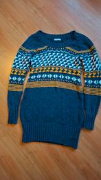Only lange trui maat M met patroon, Maat 38/40 (M), Only, Blauw, Ophalen of Verzenden