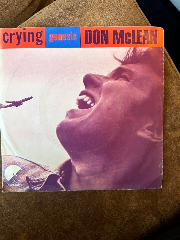 Don Mclean - crying, Cd's en Dvd's, Vinyl Singles, Ophalen of Verzenden, Zo goed als nieuw, Pop