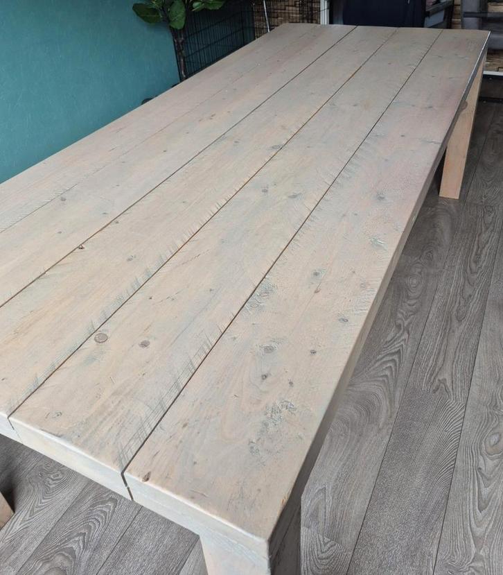 Steigerhouten Eettafel, Huis en Inrichting, Tafels | Salontafels, 50 tot 100 cm, Rechthoekig, Ophalen