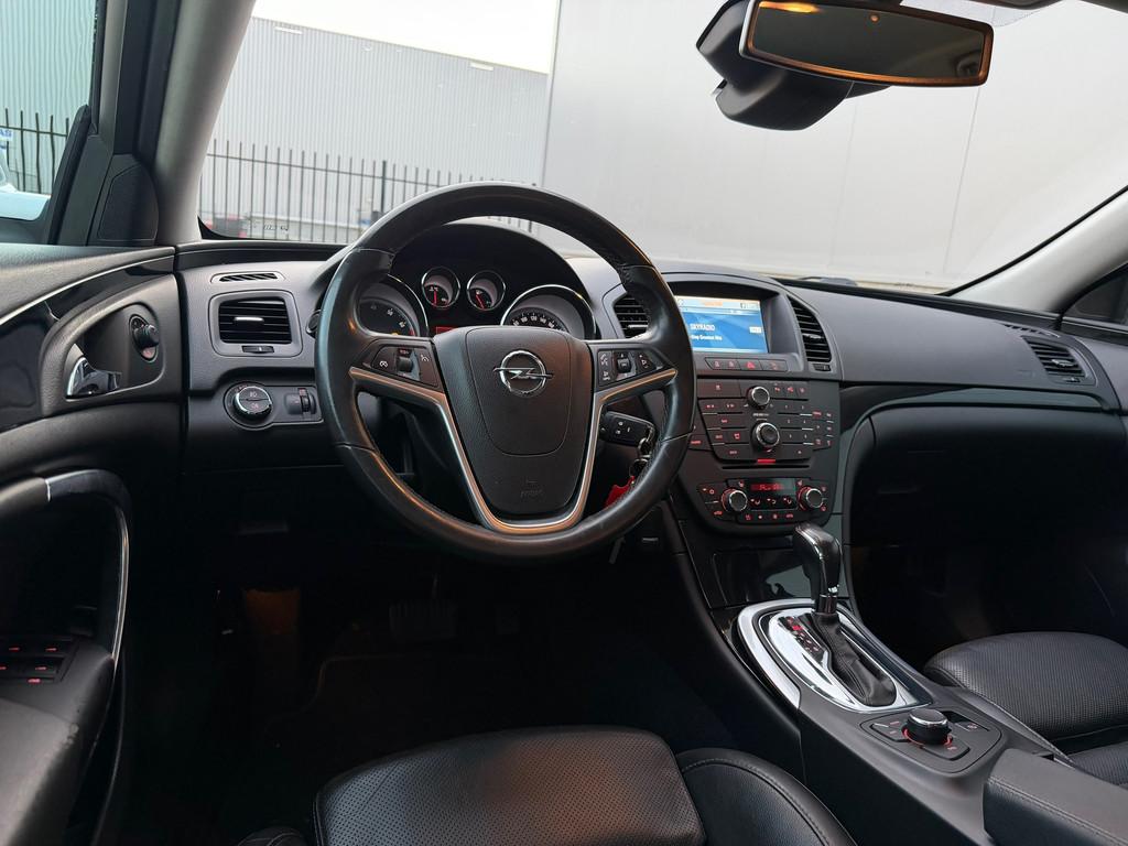 Opel Insignia Sports Tourer 2.0 Turbo Cosmo Navi|Camera|Leer, Auto's, Zwart, 4 cilinders, Nieuw, 93 €/maand
