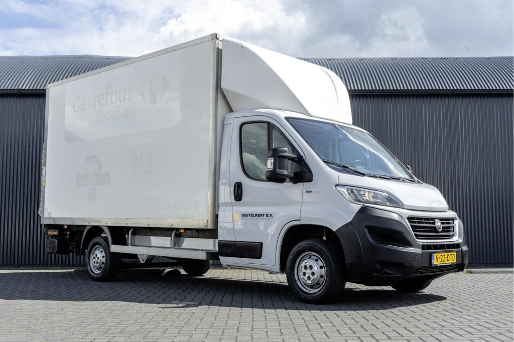 Fiat Ducato *2.3 | Laadklep | 141PK | Revisiemotor | Camera, Auto's, Bestelauto's, Voorwielaandrijving, Stof, Gebruikt, Zwart