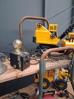 Vintage box foto camera lamp, Gebruikt, Vintage fotografie upcycled, Ophalen of Verzenden, Minder dan 50 cm