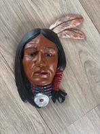 Indianen hoofd gips, Ophalen, Zo goed als nieuw