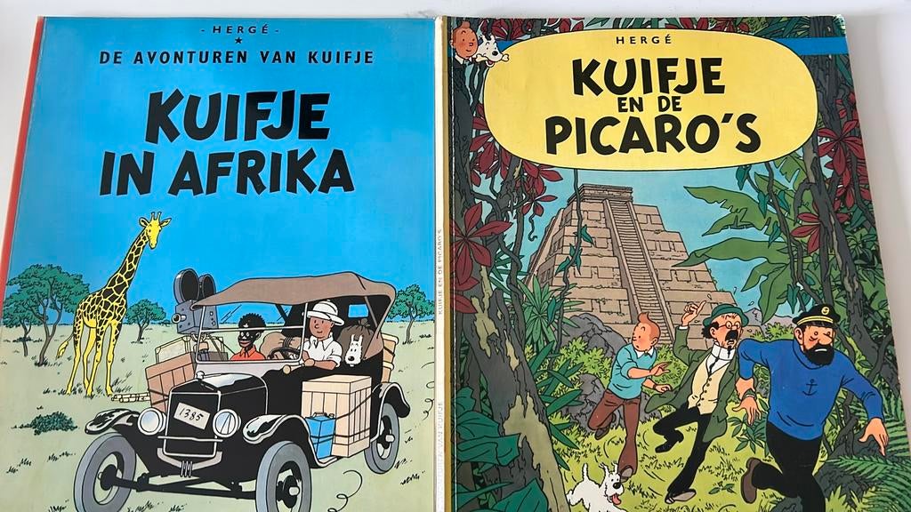 2x Kuifje, Boeken, Meerdere stripboeken, Ophalen of Verzenden, Gelezen