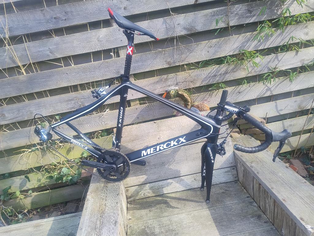 NOS Eddy Merckx Carbon Shimano Racefiets Dura Ace 2 X 11, Fietsen en Brommers, Fietsen | Racefietsen, Carbon, Nieuw, Meer dan 20 versnellingen