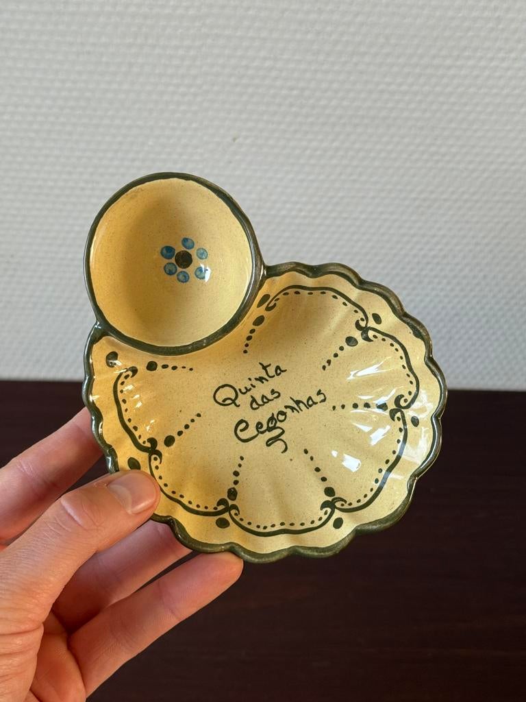 Portugees Keramieken Tapas Olijven Schaaltje, Borrelplank, Gebruikt, Keramiek, Ophalen of Verzenden, Schaal of Schalen