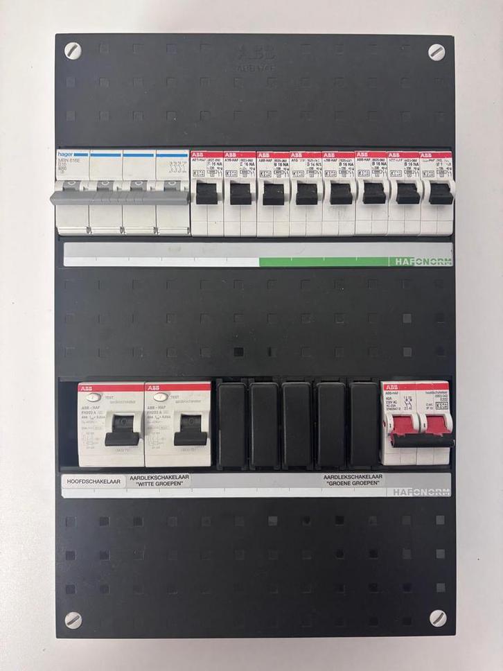 ABB groepenkast, Doe-het-zelf en Verbouw, Elektra en Kabels, Ophalen of Verzenden