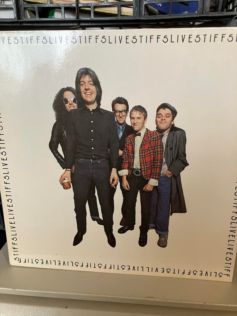 LP Stiff Live - Nick Lowe, Elvis Costello, Ian Dury, Cd's en Dvd's, Vinyl | Rock, Gebruikt, Originele persing, Ophalen of Verzenden