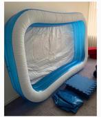 Zwembad, pomp, afdekzeil en tegels, Minder dan 80 cm, Ophalen of Verzenden, Opzetzwembad, Rechthoekig