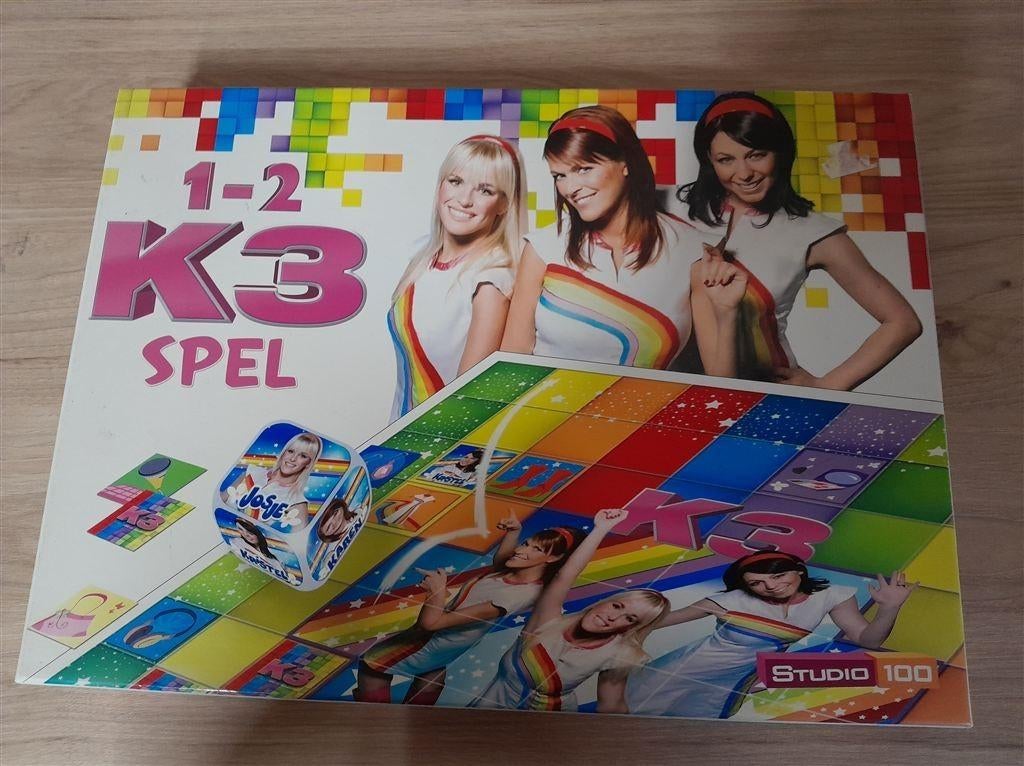 k3 spel [s1260], Hobby en Vrije tijd, Gezelschapsspellen | Bordspellen, Verzenden, Zo goed als nieuw