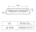 3x QUECHUA Opblaasbaar veldbed Camp bed Air 70 cm, Caravans en Kamperen, Ophalen of Verzenden, Gebruikt, 1-persoons