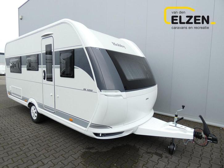 Hobby De Luxe 460 LU Vloerverwarming, 1.500 as, Caravans en Kamperen, Caravans, Bedrijf, tot en met 4, 1000 - 1250 kg, Rondzit