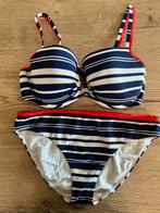 Prima donna 80E/95E bikini bbh  broekje 42 marine rood ecru, Ophalen of Verzenden, Bikini, Gedragen, Rood
