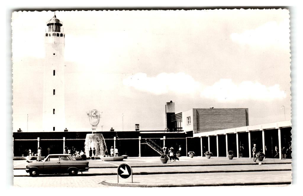 Noordwijk, Vuurtorenplein, Verzenden, 1960 tot 1980, Gelopen, Zuid-Holland
