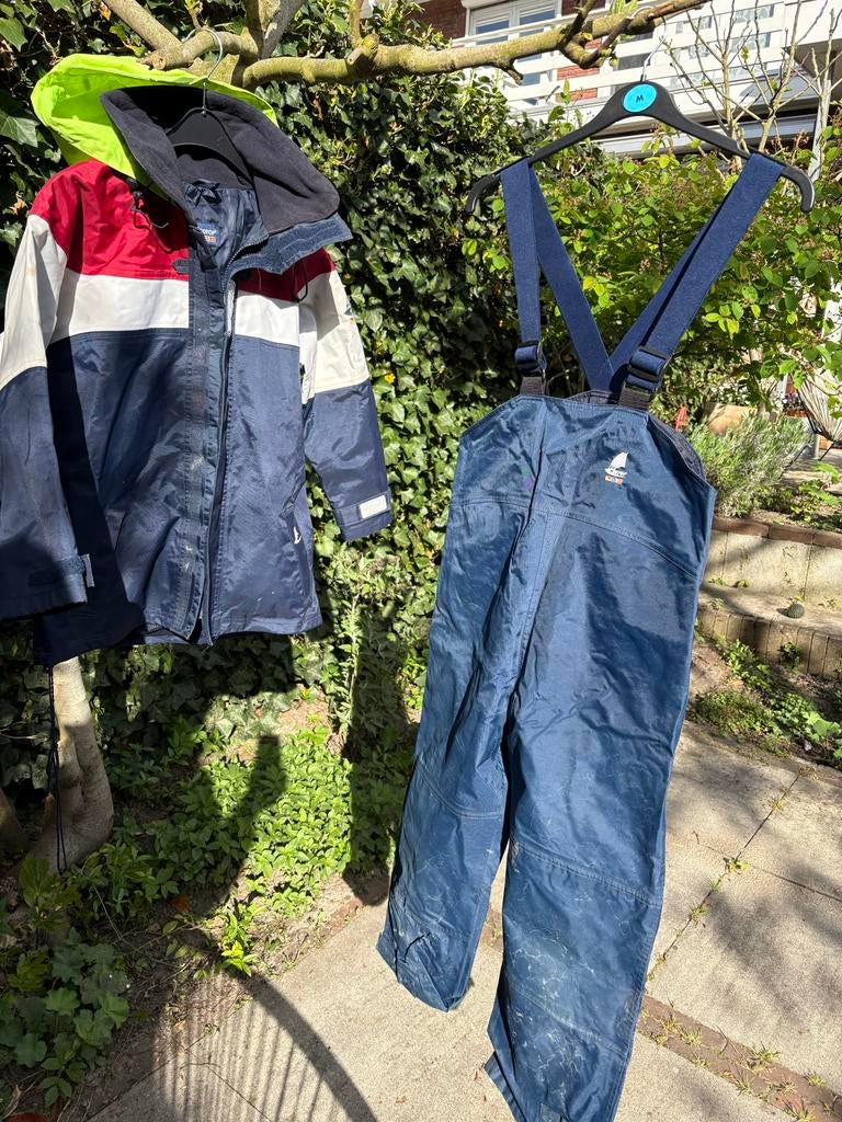 Gotop Zeiljas en broek Maat 140 - met Fleecekraag, Watersport en Boten, Watersportkleding, Gebruikt, Zeiljack, Ophalen of Verzenden