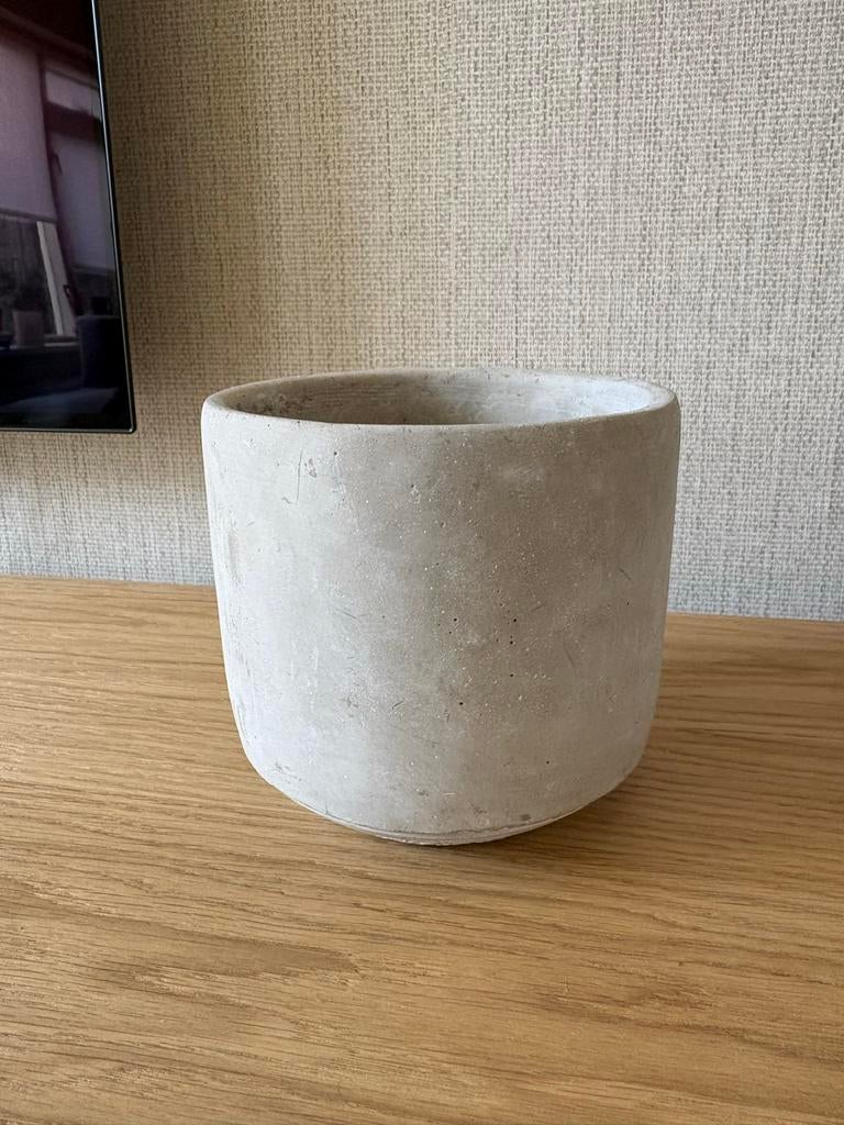 Betonlook plantenpot, Tuin en Terras, Ophalen, Gebruikt, Minder dan 30 cm, Minder dan 60 cm