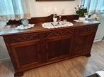 Antiek eiken dressoir met 3 deuren en 3 lades, Antiek en Kunst, Antiek | Meubels | Kasten, Ophalen
