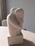 Vintage Marbell Stone Art Beeldje - Koppel Omhelzing, Ophalen of Verzenden