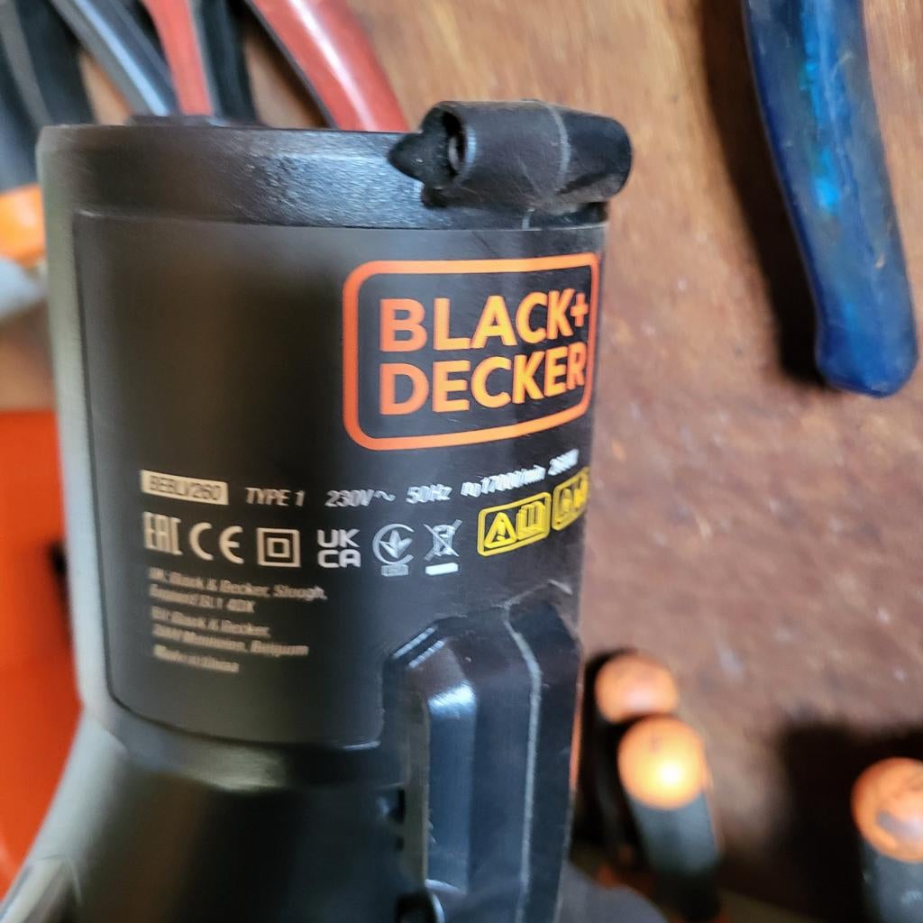 Bladblazer black endecker, Tuin en Terras, Ophalen, Zo goed als nieuw, Elektrisch