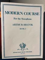 Boek Modern Course for Saxophone - Hegvik - deel 2, Muziek en Instrumenten, Ophalen of Verzenden, Zo goed als nieuw, Les of Cursus