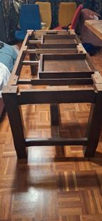 Massief heiken tafelonderstel, Ophalen, Tafelpoot, Gebruikt, Deze onderstel komt uit een oude Franse boerderij