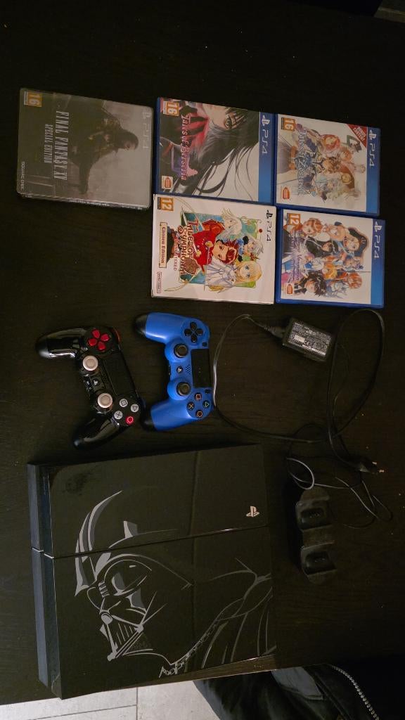 PS4 Star Wars Darth Vader 1TB + 2 controllers + 5 games, Spelcomputers en Games, Spelcomputers | Sony PlayStation 4, Ophalen, Met games