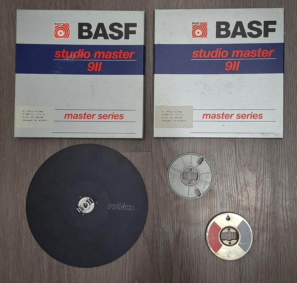 Bande Magnétique BASF STUDIO MASTER NAB – Bobine Ouverte, Jamais Utilisée