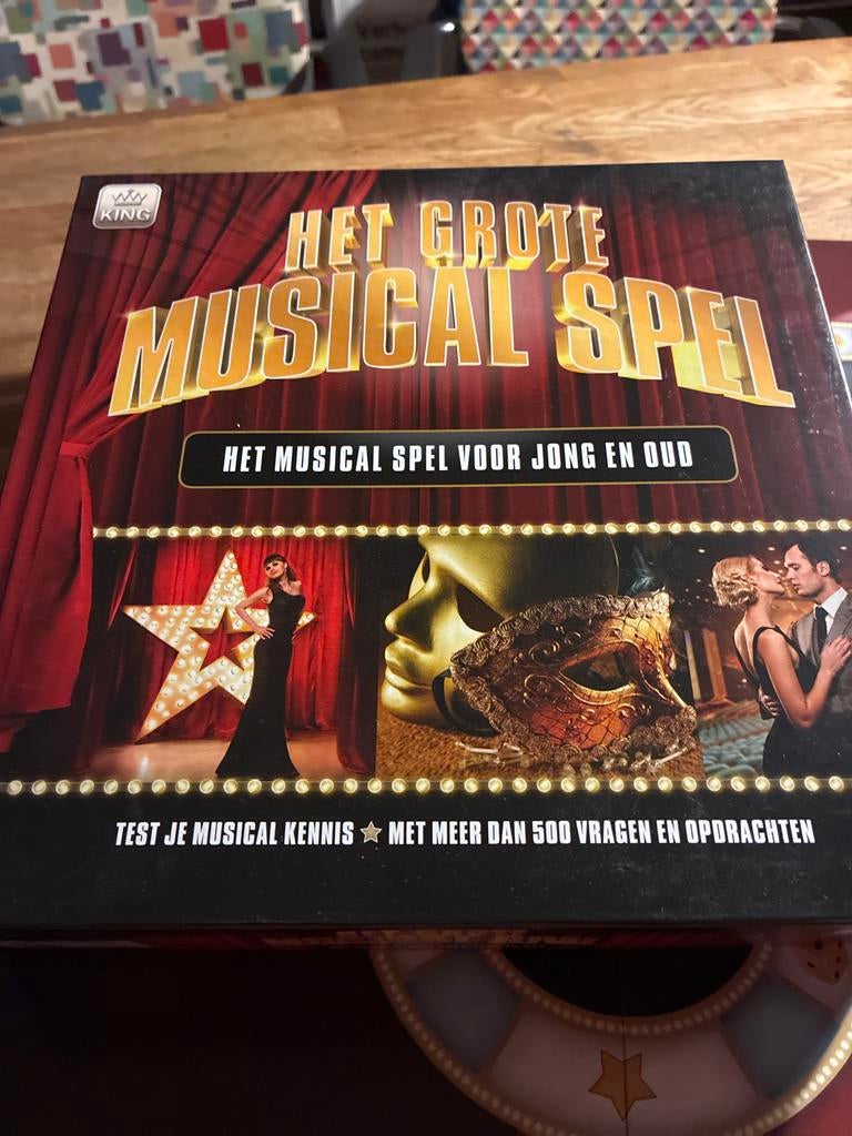 Het Grote Musical Spel, Hobby en Vrije tijd, Gezelschapsspellen | Bordspellen, Drie of vier spelers, Ophalen of Verzenden, Nieuw