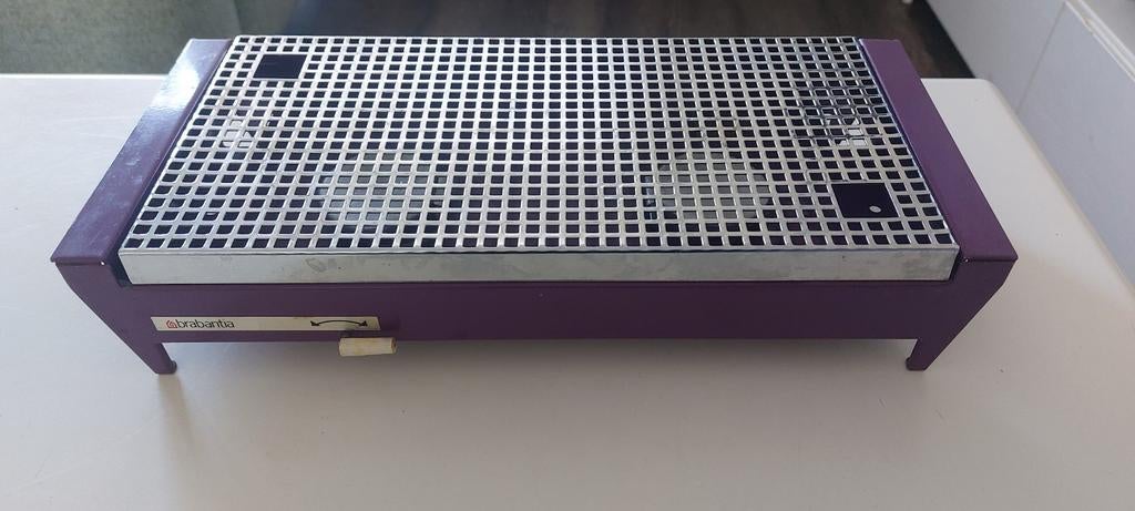 Vintage Brabantia rechaud warmhoudplaat jaren 70 paars, Ophalen of Verzenden, Gebruikt, Metaal, Brabantia